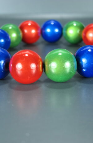 Bracelet Dragibussy - Bleu - Orange - Vert