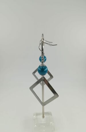 Boucles d'oreilles Louane turquoise