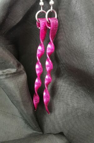Boucles d'oreilles Tournicotti fuchsia
