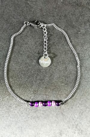 Chaîne de cheville Ligne - violette